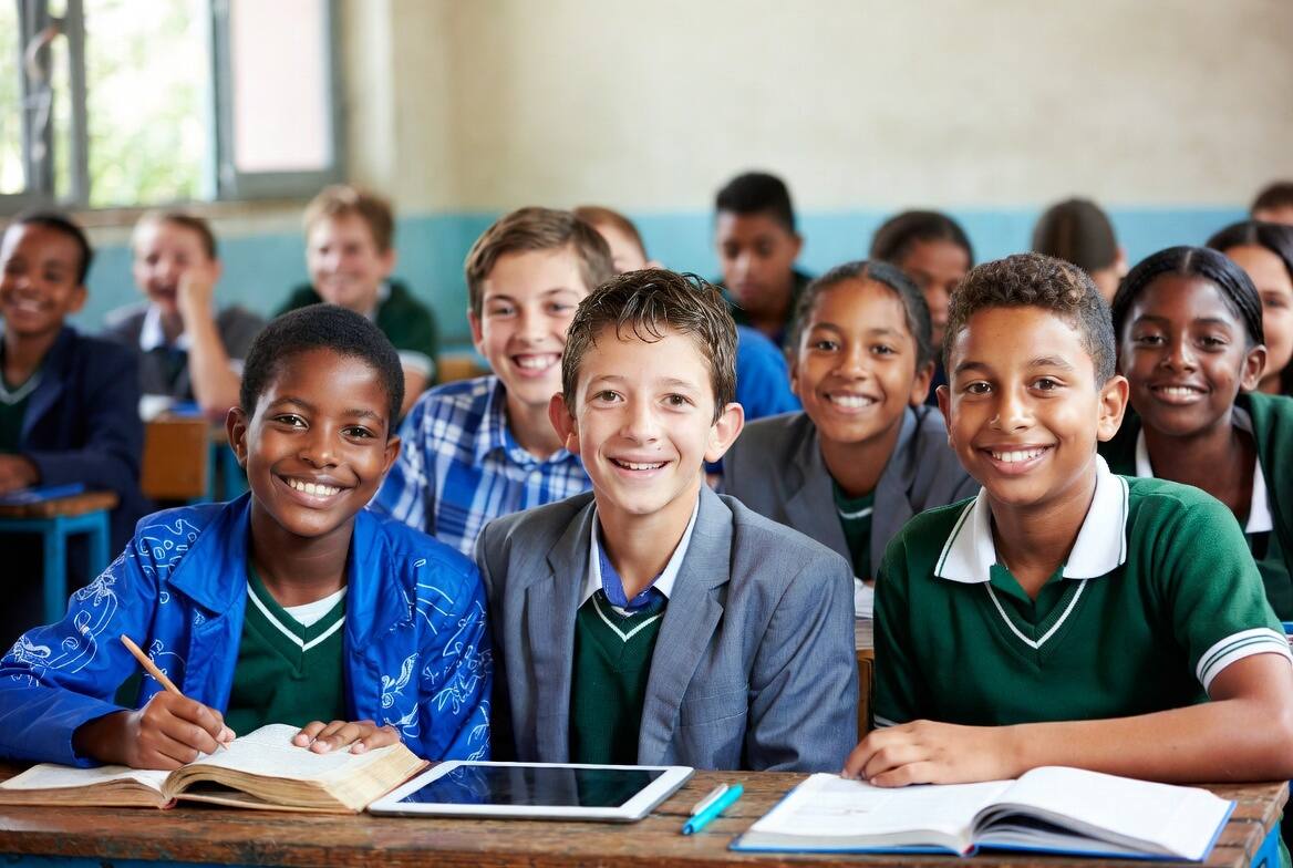 Learners at St. Ronald's Homeschool Tutor Centre in Brackenhurst, Alberton